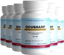 Zeaxanthin、Lutein、Bilberry Exrtract、Eyebright及び多くが付いているOcusharpの視野の健康の方式-目のビタミンの補足、60のカプセル(6)