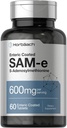 ホラハチSAM-eサプリメント600mg | 60 ベジタリアン錠 | S-アデノシルメチオニン | 非GMO&グルテンフリー