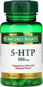 Nature's Bounty 5-HTP Pills and Dietary Supplementsは、カルムとリラックスした気分、100mg、60カプセルをサポート