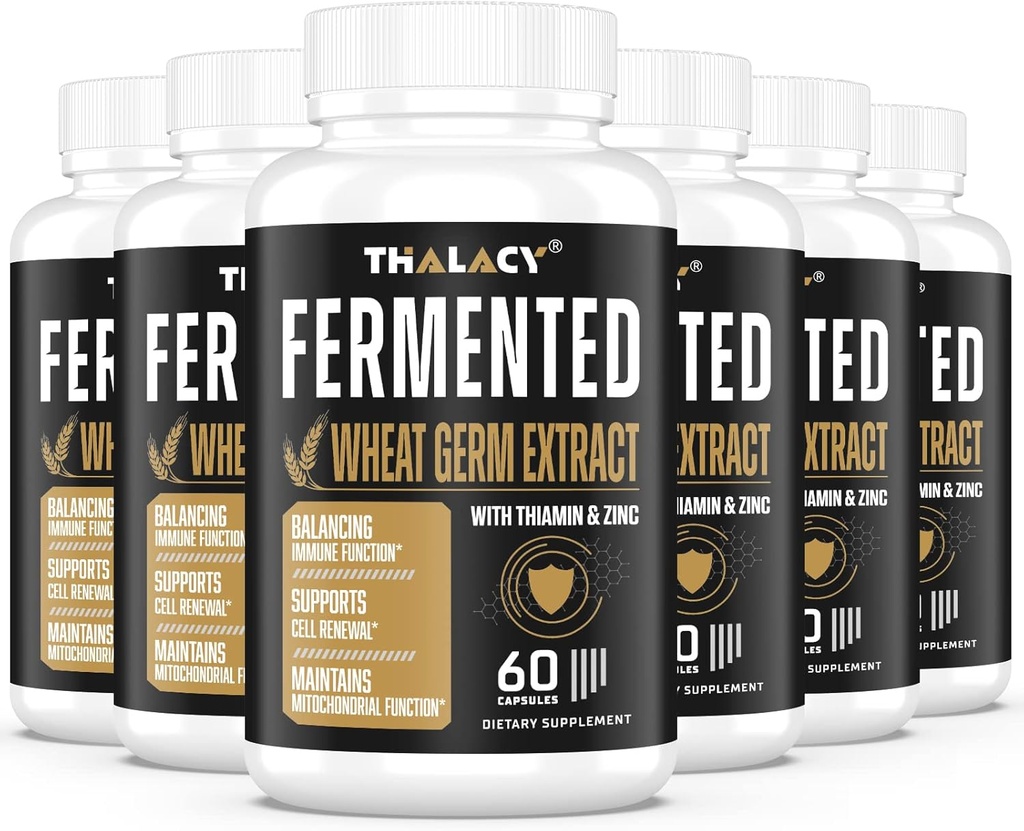 Spermidineは13mg - 1300mg小麦のゲルムのエキスのカプセルのより高いSpermidineの内容および健康な老化のための亜鉛、毎日の免疫システムおよび細胞の再生(6パック)を補います