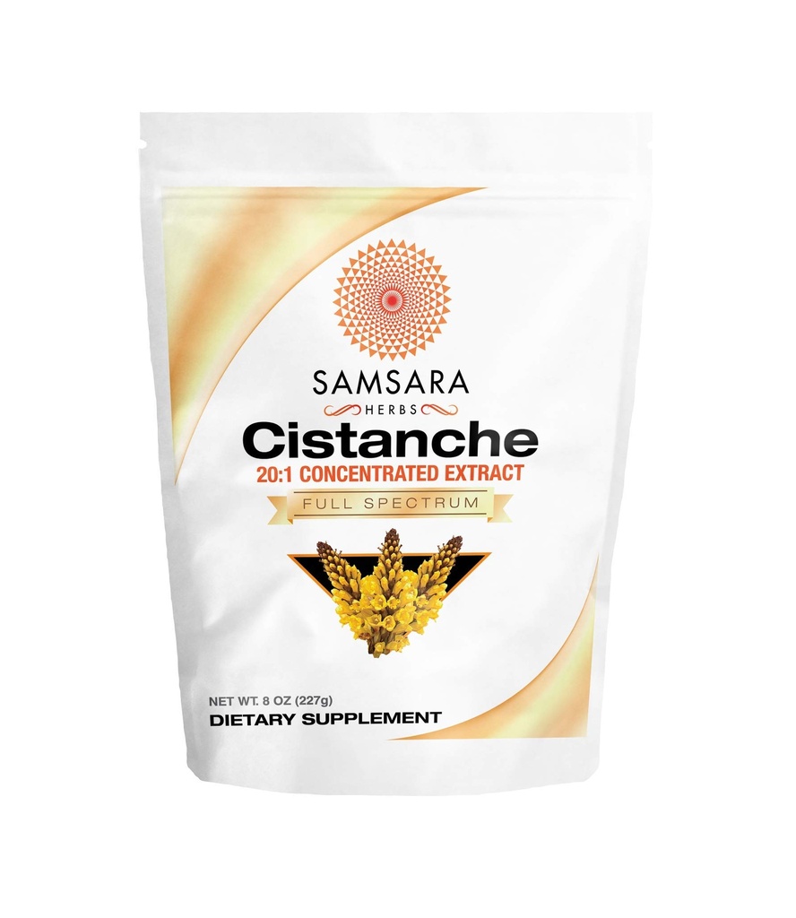 サムサラハーブシスタンチェエキスパウダー(8oz)20:1の濃度 - 米国製 - 第3回パーティテスト - 強度、バイタリティ&ムード(Huge 2950mgサービング)