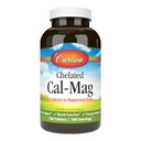 Carlson - Chelated Cal-Mag、マグネシウム比、2:1カルシウム、骨サポート、筋肉機能&エネルギー生産、180錠
