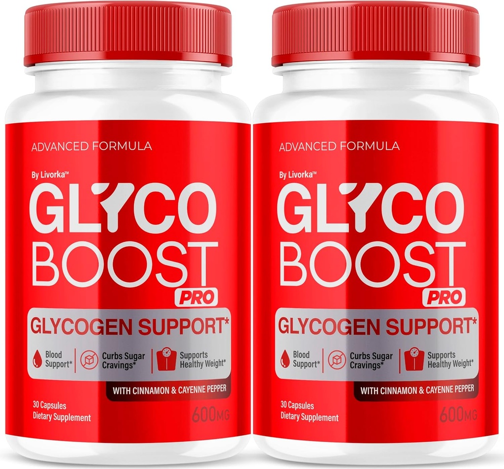 (2パック)Glyco Boost Pro Glyco Optimizer - 公式GlycoBoost Proアドバンストフォーミュラ血液サポートカプセル、Glycoboost Pro Glycogenサプリメントピル最大強度すべての天然成分、2ヶ月
