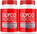 (2パック)Glyco Boost Pro Glyco Optimizer - 公式GlycoBoost Proアドバンストフォーミュラ血液サポートカプセル、Glycoboost Pro Glycogenサプリメントピル最大強度すべての天然成分、2ヶ月
