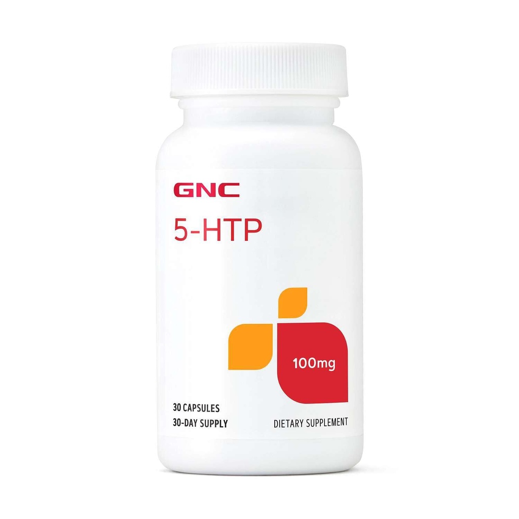 GNC 5-HTP 100mg、グルテンフリー、30カウント