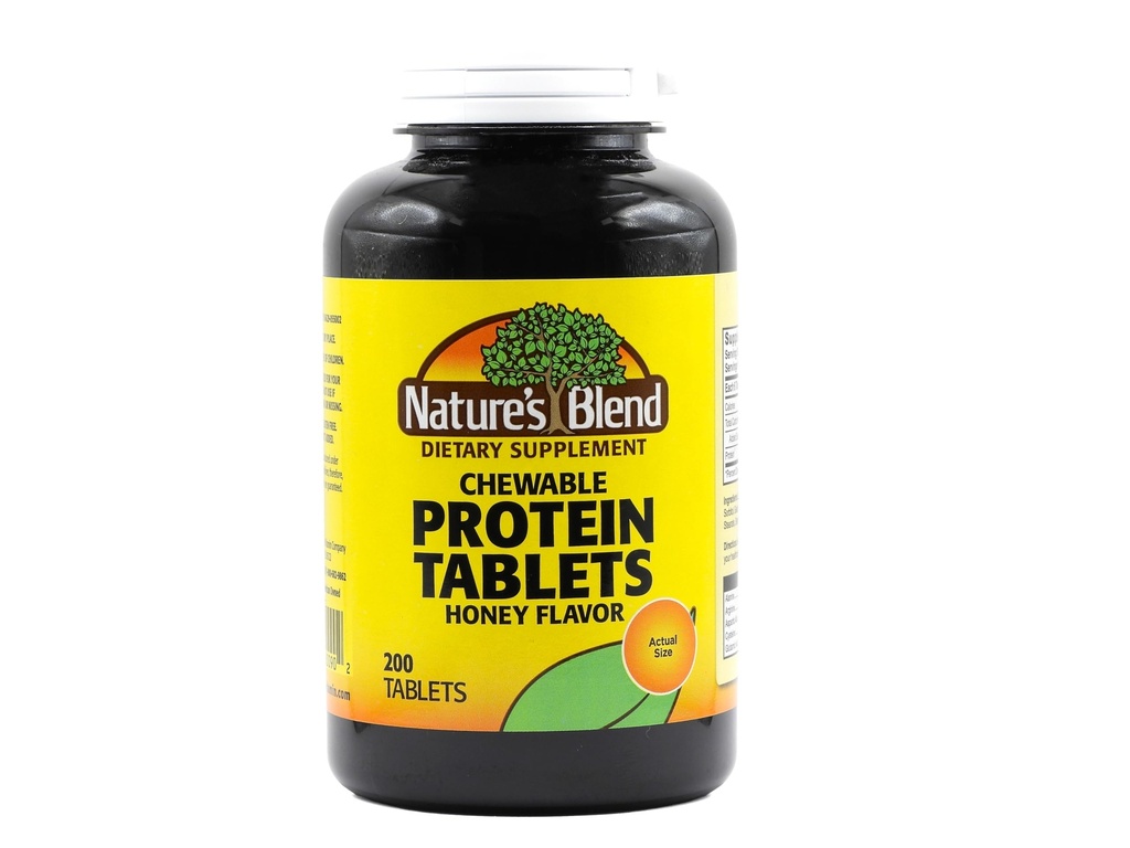 Naturesのブレンド蛋白質は蜂蜜の味200のタブレットを錠剤にします