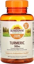 Sundownのターメリックの補足、500のmgは、酸化防止健康、140のカプセルを支えます