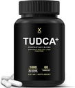 HUMANX TUDCA + 1000mg Bileソルトライバーサポートサプリメント, 肝臓と胆嚢のクレンジングサプリメント - ビーガン, 非GMO - アメリカスワロカプセルに簡単になりました - Tauroursodeoxycholic酸サプリメント