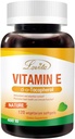Lovita Vitamin E 400 IU Softgels, Natural Vitamin E 268 mg (as D Alpha Tocopherol), Vegan Vitamin E for Healthy Skin, Hair, Nails & Immune System Support, 120 Vegetarian Softgels
