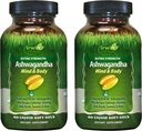 Irwin Naturals Extra Strength Ashwagandha - 60 液体の柔らかいゲル - 助けは物理的および精神的パフォーマンスを後押し - チュメリック&ミルクのアッテル - 60 のサービング