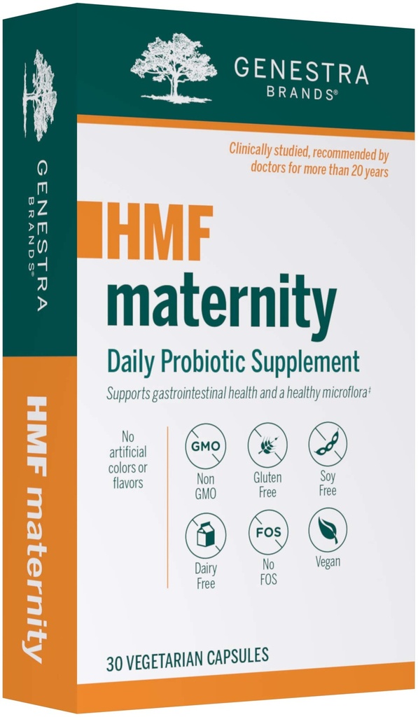 ジェネストラブランド HMF マタニティ | 妊婦向けプロバイオティック式 | 30カプセル
