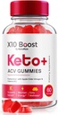 NutraRize X10 Boost Keto + ACV Gummies 高度な減量, レビュー (60 Gummies)