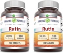 アメイジングフォーミュラ ルーチンサプリメント | 500 Mg | タブレット | 非GMO | グルテンフリー | 米国製(2パック | 100カウント)