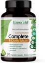 EMERALD LABSはビタミンCの人及び女性のための完全なMultivitaminを、メチル化された葉酸塩、免疫サポート、骨の健康及び多くのための全食糧ブレンド及び多く完了します* - 30の野菜カプセル完了します