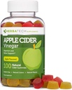 Apple Cider Vinegar Gummies(Ketofriendly) with Mother (100 Gummies, Extra Large Bottle) Digestion and Detox、Ginger Dry Extract(Chewable、米国製、グルテンフリー)で強化