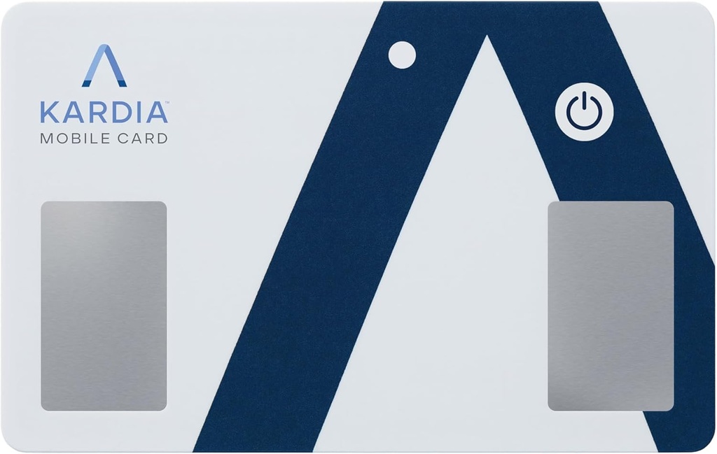 AliveCor KardiaMobile Card Wallet-Sized Personal EKG デバイス - シングルリード EKGs を囲み、不規則なハートビートを検知