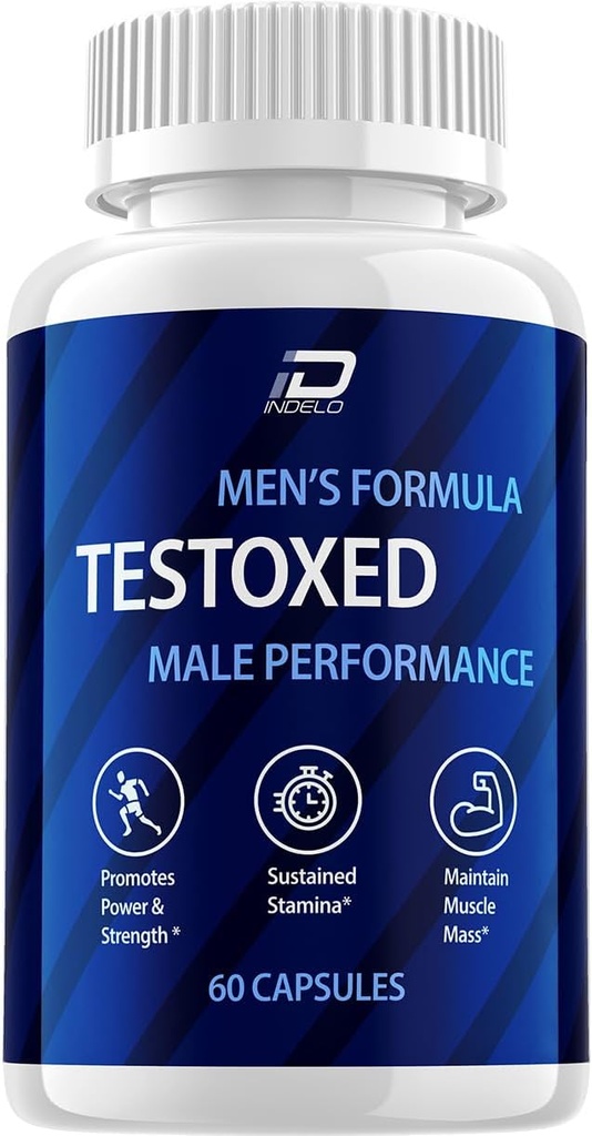 Testoxed カプセルの補足、Testoxed の高度の人のウェルネス サポート、公式の Testoxed の最高の強さエネルギー性能、Testoxed の優れた食事療法の方式の検討(1 パック - 60 のカプセル)