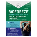 Biofreezeの日及び一晩の痛みの軽減パッチ、関節炎のためのメンソールの痛みのパッチ及び筋肉痛みの軽減、快適及び適用範囲が広い生地は場所で滞在します、FSA/HSAの適性、9パッチ(6日、3夜)