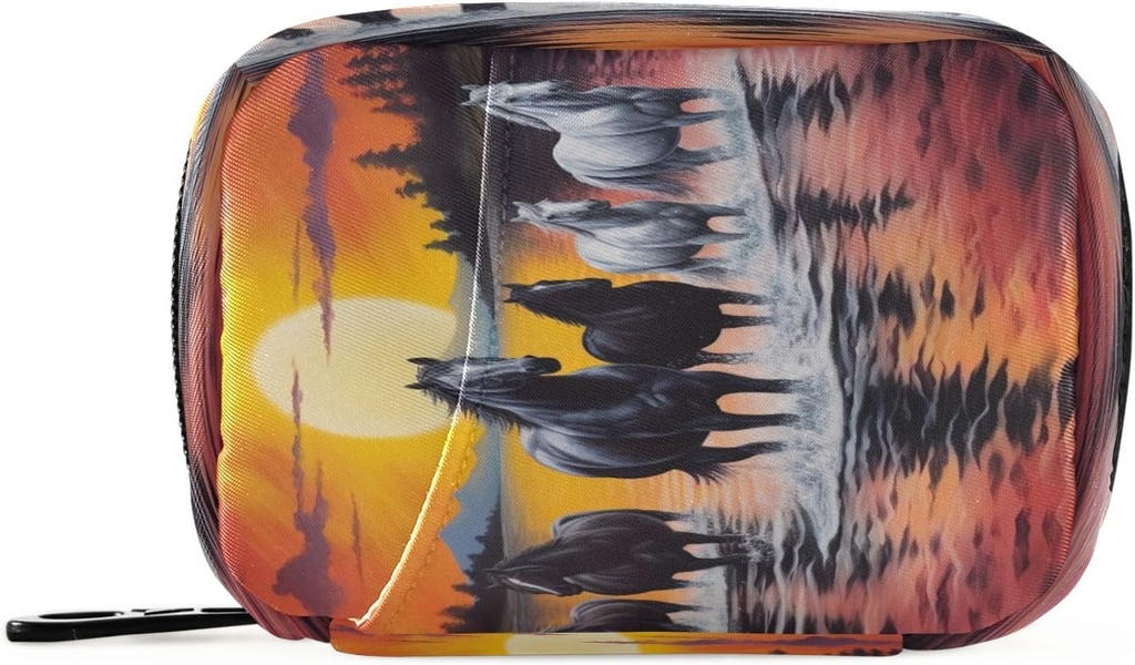 馬の丸薬のオルガナイザーの箱の携帯用週刊の毎日の丸薬の箱袋のオルガナイザーの補足の薬旅行家族のビジネスのためのジッパーが付いている