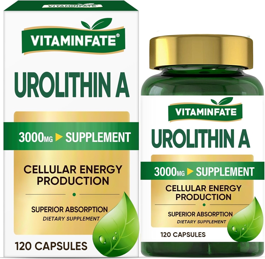 3000 MG Urolithin の補足 - 120 のカプセルは酸化防止剤、高められた健康な老化、Mitochondrial、人及び女性のための細胞修理を支えます