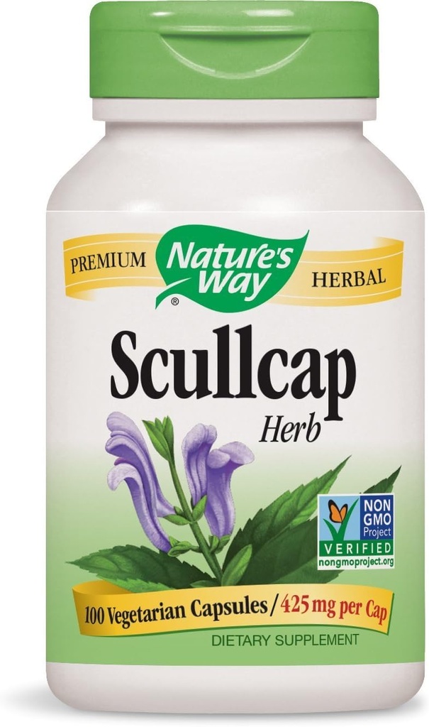 Nature's Way Scullcapハーブ、100カプセル(パッケージ2)
