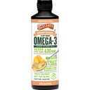バルランのジンジャーピーチビーガンオメガ3サプリメント、630mg EPA&DHAと液体藻油、非GMO&グルテンフリー、16オンス