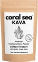 Kavaの粉の貴族のKavaのKavaの根の飲み物のVanuatuの従来の粉砕の茶はバランスのとれた強い自然なビターの味の金宝8ozを Calming
