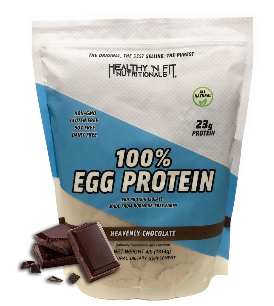 健康な「Nは100%の卵蛋白質-チョコレート(4lb):100%の卵の白蛋白質に合います。ゼロLactose、ゼロ砂糖。超純粋で、自然な卵蛋白質の隔離します