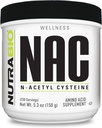 NutraBio N-Acetyl Cysteine の補足(NAC) - 150 グラムの粉、600mg サービング-強力な酸化防止剤-免疫サポート-無注入口-非GMO -グルテンフリー