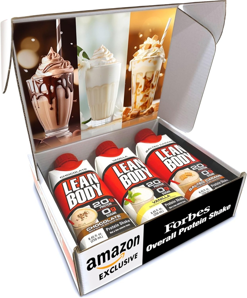 Labrada Lean Body Triple Taster Pack |On-The-Go Whey Blend Protein Shake、Zero Sugar、Gluten Free、22個のビタミンとミネラルが豊富に配合 8.45Fl Oz (パック3)