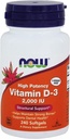 今食糧(2パック) ビタミンD-3高効力、2,000 IU、240 Softgels