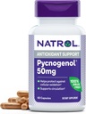 Natrol の Pycnogenol のカプセル、酸化防止保護、補足はセルラー酸化および年齢保護された損傷、ヨーロッパの海洋の正弦の樹皮のエキス、サポート 循環、50 の mg、60 の計算に対して保護します