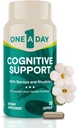 One A Day Cognitive Supplement – Brain Supplement to Support Cognitive Performance for Men and Women with Bacopa. Also includes Rhodiola, & Holy Basil, 30 Capsules (Packaging May Vary)