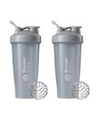 BlenderBottleのプロテインの揺れおよび前ワークアウト、28-Ounce (2のパック)、Pebbleの灰色のために完成する古典的なシェーカーのびん
