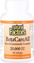 自然な要因、BetaCareAll 25,000 IUの健康な皮、視野および免疫機能、90のSoftgelsのためのビタミンA