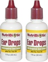 NutriBiotic 耳は、グレープフルーツの種子エキスとティーツリー オイルをドロップします。 (パッケージ 2), 1 Oz 各