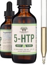 5HTPの液体の低下 - 5つのHTPのカプセル(60のサービングの50mg 99%+ 5-HTP)より吸収性および有効なより有効なSerotoninは気分、睡眠および二重木による弛緩のための補足します