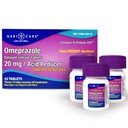 GeriCare Omeprazoleの遅れた解放は24時間のHeartburn救助のための20mg Stomachの酸の減力剤の丸薬-の酸の還流薬-頻繁なHeartburn-の反援助のタブレット(42の計算)を扱います