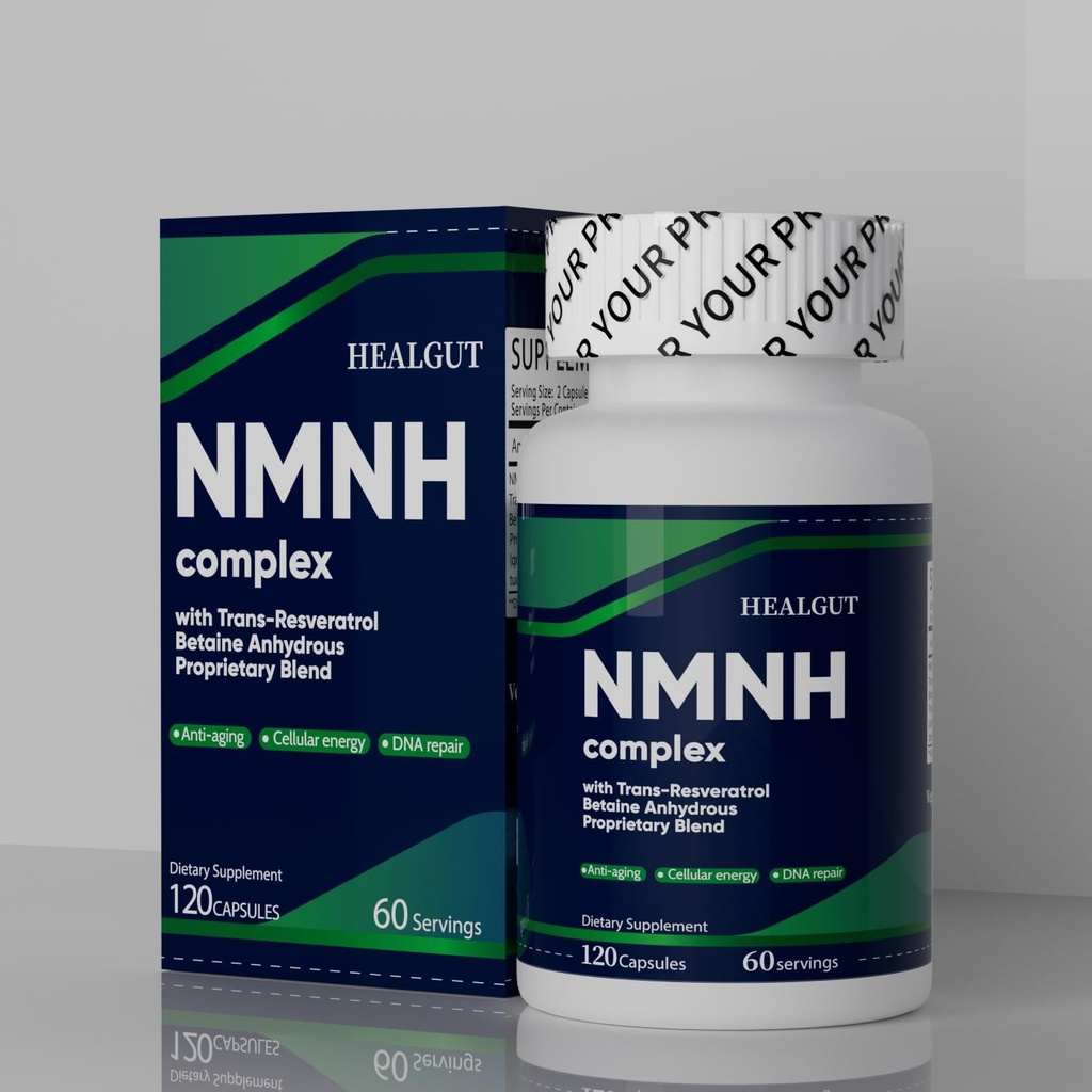 アンチエイジングブレークスルーのためのプレミアムNMNHサプリメント - ブーストNAD + レベルリポソームカプセル120のサービング
