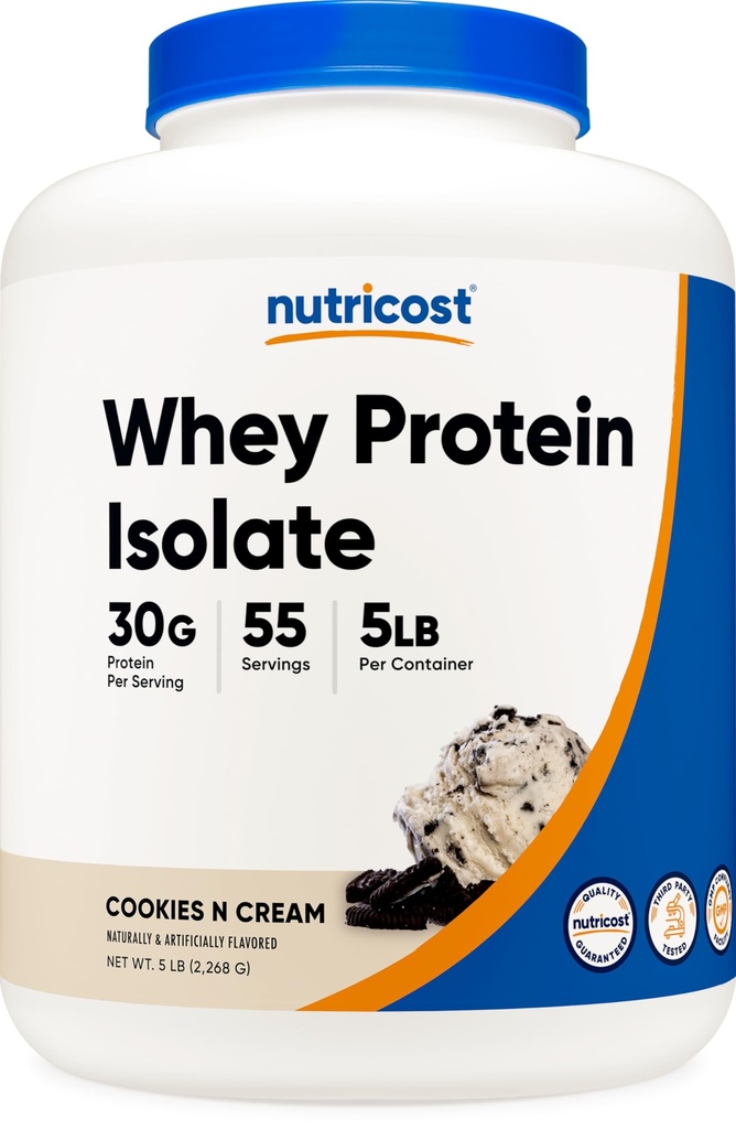 Nutricost の乳蛋白質の隔離剤(クッキー N のクリーム) 5LBS