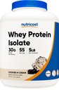 Nutricost の乳蛋白質の隔離剤(クッキー N のクリーム) 5LBS