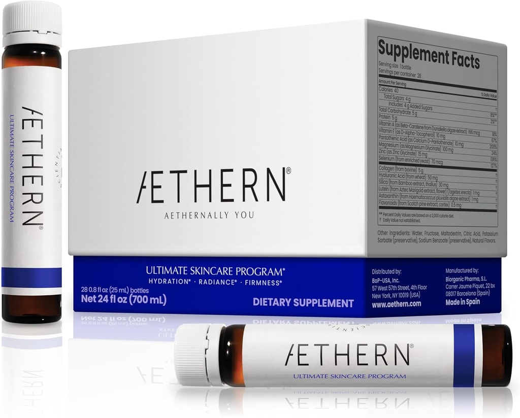 コラーゲン+Hyaluronic酸の液体のスキン ケアの補足。 準備が整いました。 成長、水和、および会社 Derma のための臨床的に証明される。 紫外線保護。 28 サービング. 究極のスキンケアプログラム