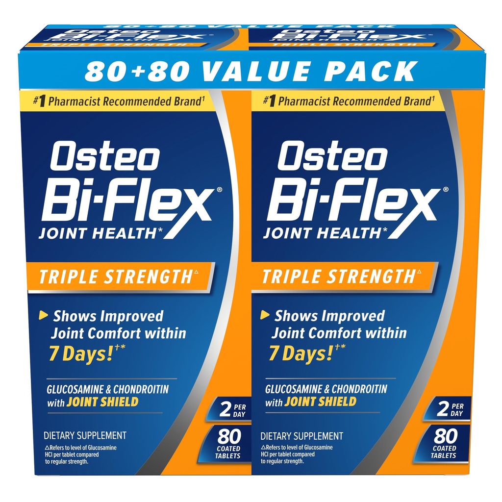 Osteo Bi-Flexトリプルフォースツイン、80カウント、2パック