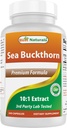 最もよいNaturals海のBuckthornオイルの粉のエキス10:1 500のmg 240のカプセル-非GMOのグルテンフリー-自然な占領のオメガ7のパルメトレ酸を含んでいます