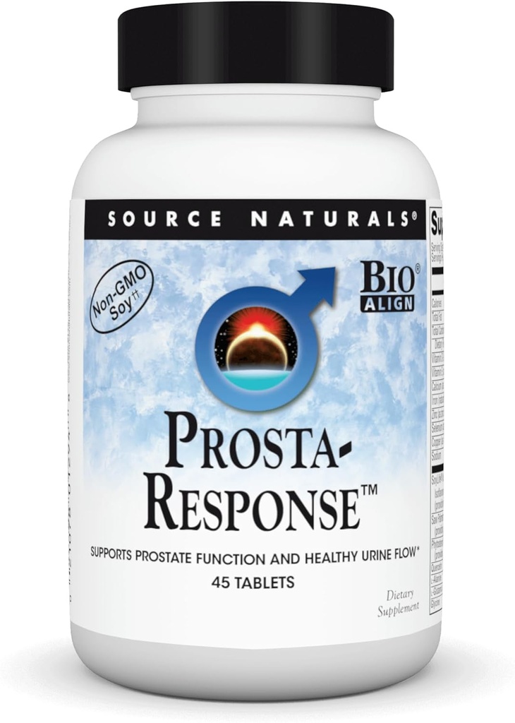 Source Naturals Prosta-Response - 前立腺機能と健康な尿の流れをサポート* - 45錠