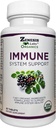 Zenesis Labs有機免疫サポートサプリメントビタミンC、Moringa、Elderberry、Astragalus、オレガノ、ジンジャー、ニンニク(90錠、30日の供給)