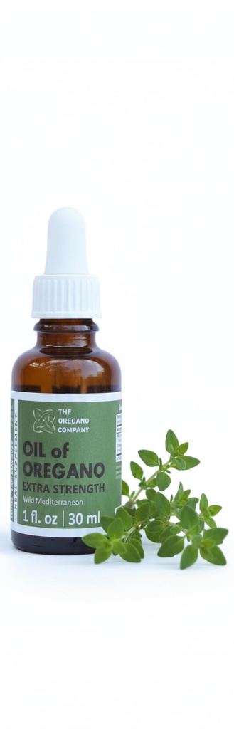 オレガノ 1 fl の OREGANO の会社オイル。 oz 30 ml、90+ カルバトール、余分強さ、液体、ビーガン、ベジタリアン、非 GMO のグルテンフリーの低下、季節限定の低下、自然、食用グレード、アセトデオレガノ