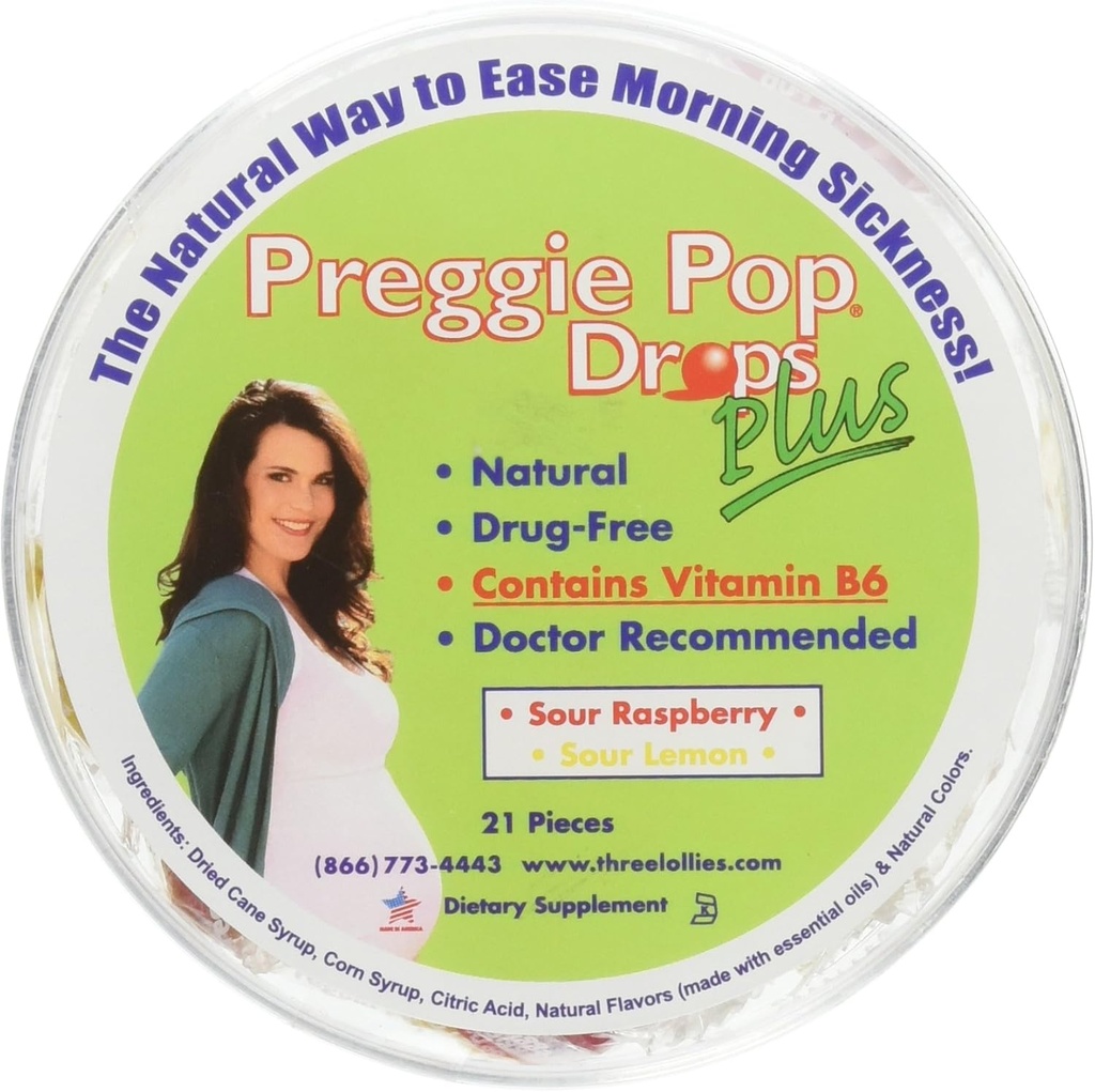 Three Lollies Preggie Drops + W/B 6 21 Ct