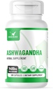 Ashwagandha w/ブラックペッパーエキス - 1400mg (100キャップ) | 3rd Party Tested & filler-Free - ビーガン