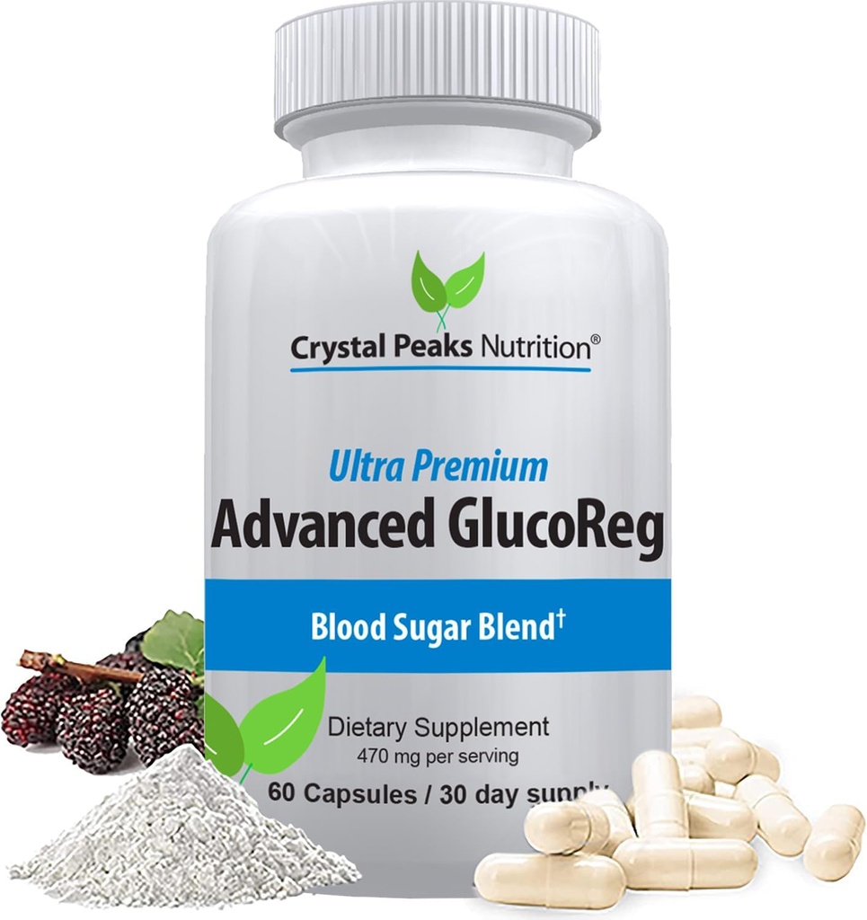 血液サポートサプリメント - 正常なブドウ糖代謝をサポート - 血液式 - 60カプセル、1ヶ月の供給